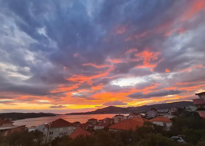 Brand New 3br With Rooftop Sea View & Pool Fiorentini Ciovo Apartment